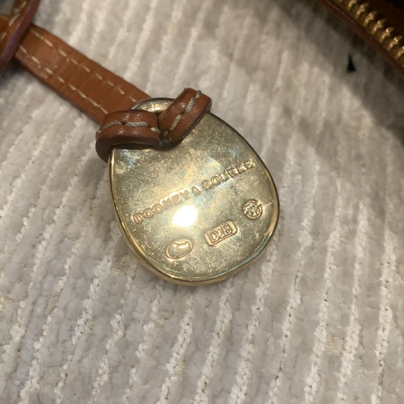 Dooney & Bourke Classic Hobo red, white, Blue, Canvas and Leather Purse - Picture 13 of 17